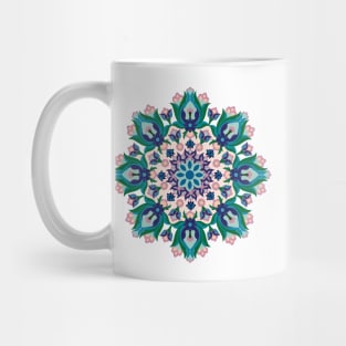 Persian Floral Mosaic Pink Mug